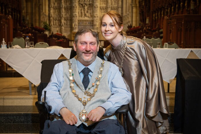 Steven Webb and Kember Webb Mayor and Mayoress of Truro