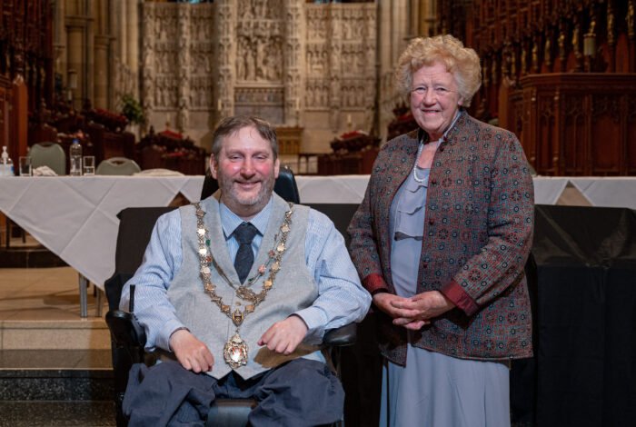 Steven Webb and Councillor Mrs Carlyon