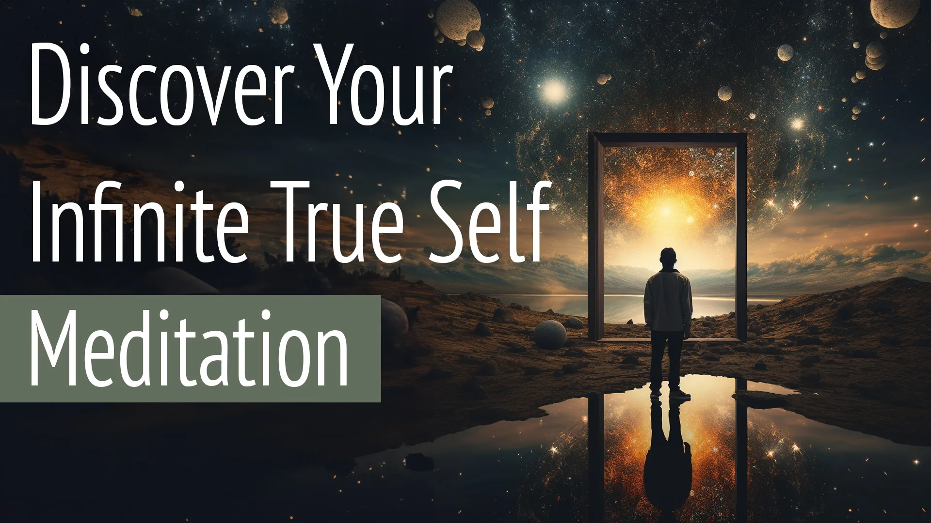 Discover the Infinite Possibilities of Your True Self 1 A person looking out a doorway at infinite possibilities a thumbnail
